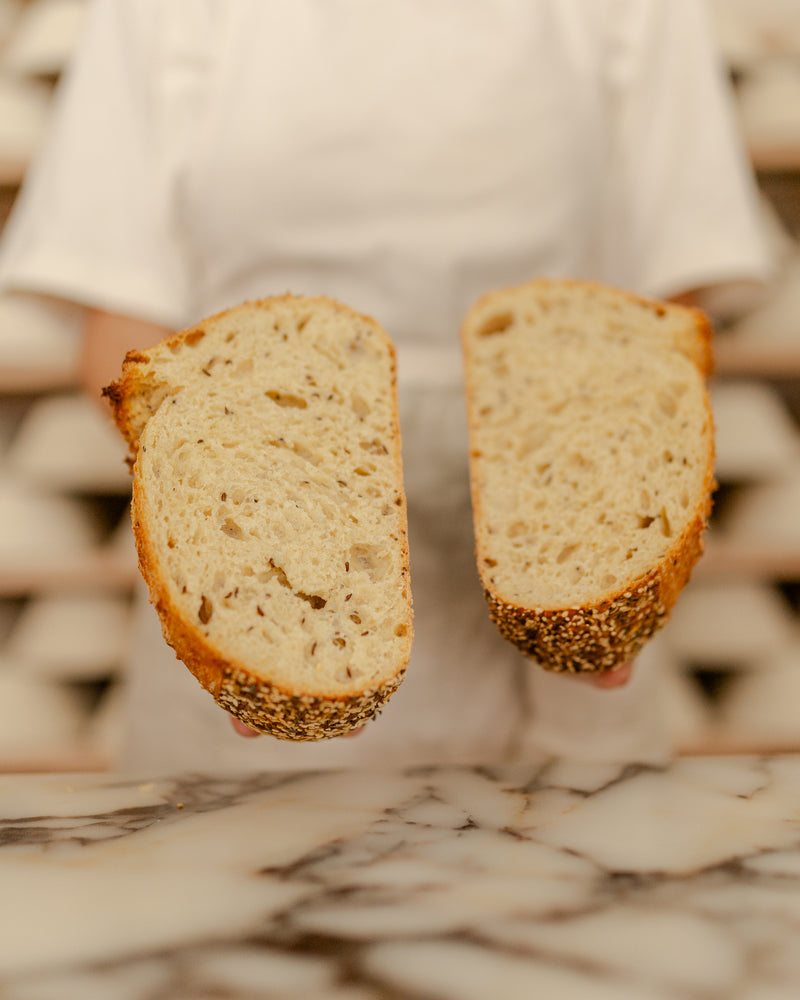 Seeded Semolina Sourdough